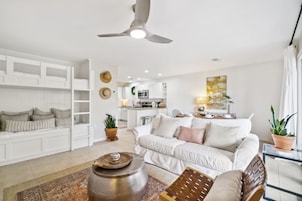 Condo, 1 Bedroom, Resort View | Living area | 50-inch Smart TV with digital channels, Netflix, Hulu