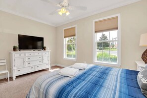 3 bedrooms, iron/ironing board, travel cot, WiFi