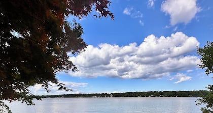 Renovated Water front home near the highway. Access to Lake&beach available