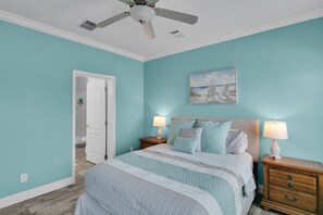 3 makuuhuonetta, silitysrauta/-lauta, ilmainen Wi-Fi, vuodevaatteet