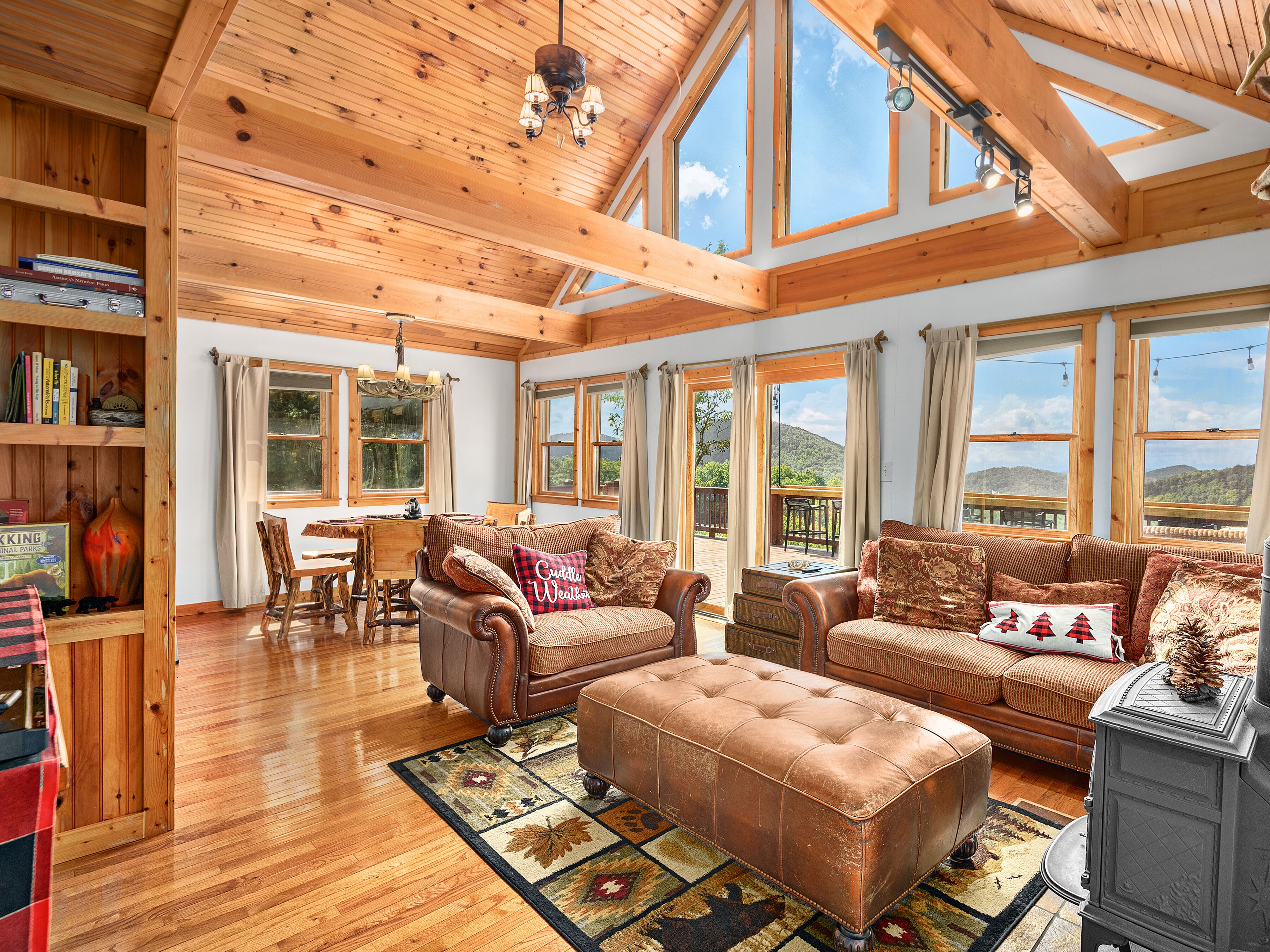 TV connectée, cheminée