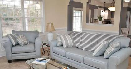 Spacious, comfortable home for your family in a private, quiet neighborhood.