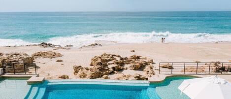 Accommodatie ligt op het strand