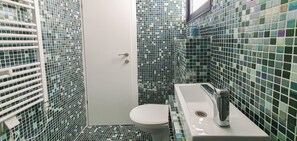 Leilighet (2 Bedrooms) | Bad | Håndklær, såpe, sjampo og toalettpapir