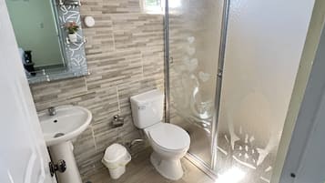 Towels, soap, toilet paper