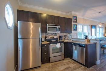 Fridge, microwave, oven, stovetop at Villas At Hawks Cay Resort