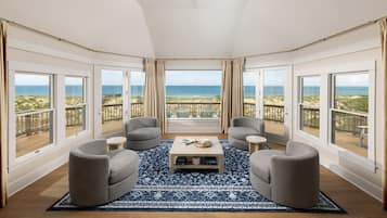 House, 6 Bedrooms (Caffey House) | Living area | 40-inch flat-screen TV with cable channels, TV, fireplace