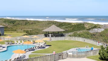 Uitzicht op strand/zee