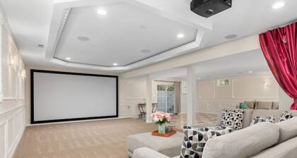 Fairfax-GMU 2BR Retreat - Fire Pit & Wooded Views Lower Level