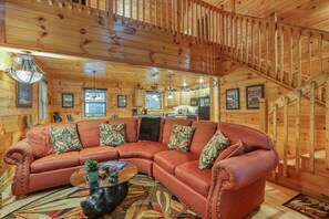 Televisión y chimenea 