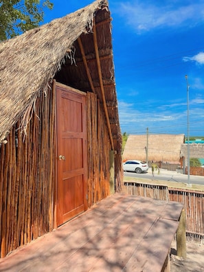 Cabaña con Vista al Jardín - Baños compartidos | 1 phòng ngủ, trang bị nội thất với thiết kế riêng biệt 
