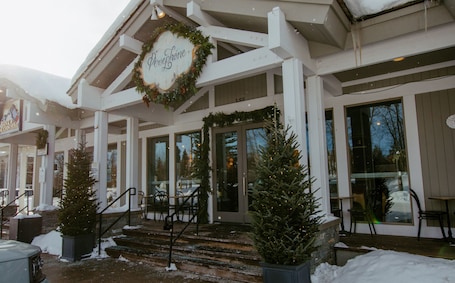 Détail de l’extérieur. 1-Bedroom Aspens Condo near Teton Village