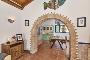 Dining - Charming Rural Retreat, A/C, Private Pool & Beautiful Views - 11km from the Coastal Town of Tavira! (Tavira)