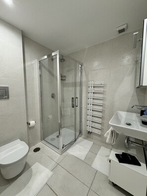 Towels, soap, toilet paper