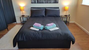 Desk, iron/ironing board, travel cot, free WiFi