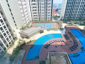 Pool - Homey And Cozy Stay Studio Room Pollux Chadstone Apartment (Cikarang)