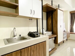 Interior - Homey And Cozy Stay Studio Room Pollux Chadstone Apartment (Cikarang)