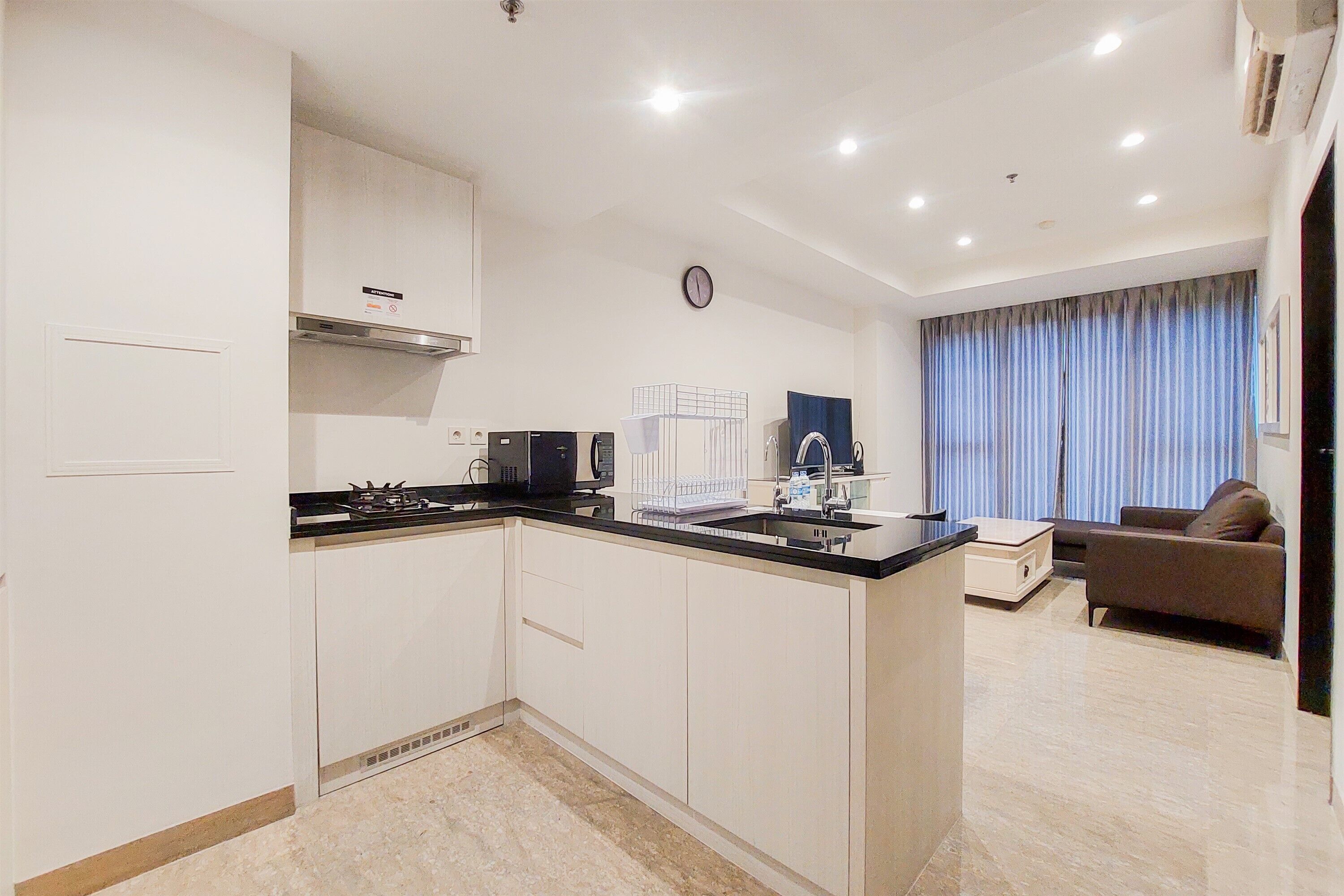 Apartemen | Dapur pribadi | Lemari es besar dan kompor