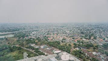 Estúdio | Banheiro | Chuveiro, toalhas de banho