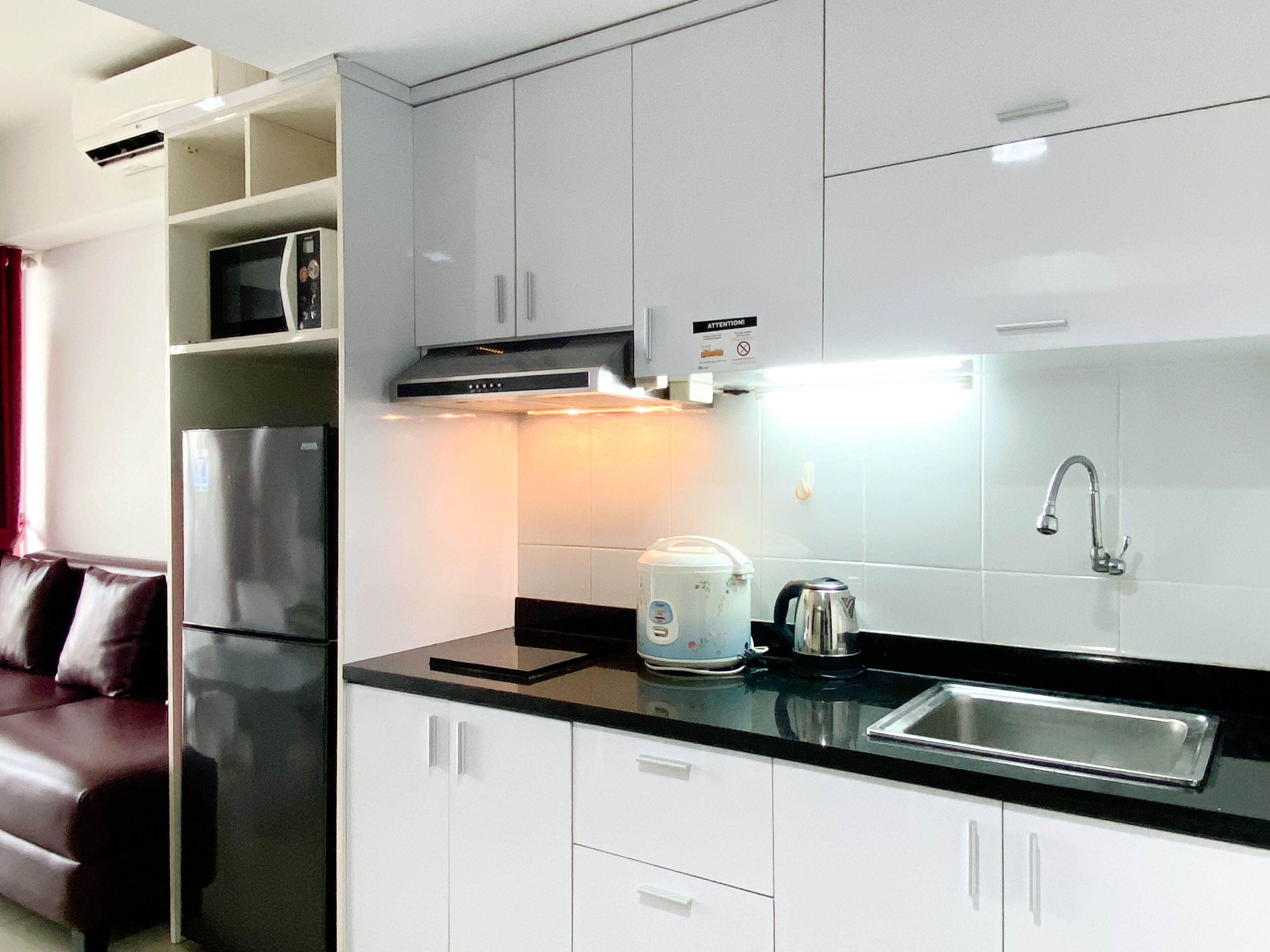 Apartemen | Dapur pribadi | Lemari es besar dan kompor