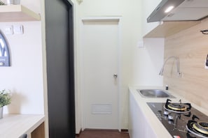 Apartment | Private kitchen - Spacious 2Br At Grand Asia Afrika Apartment (Bandung)