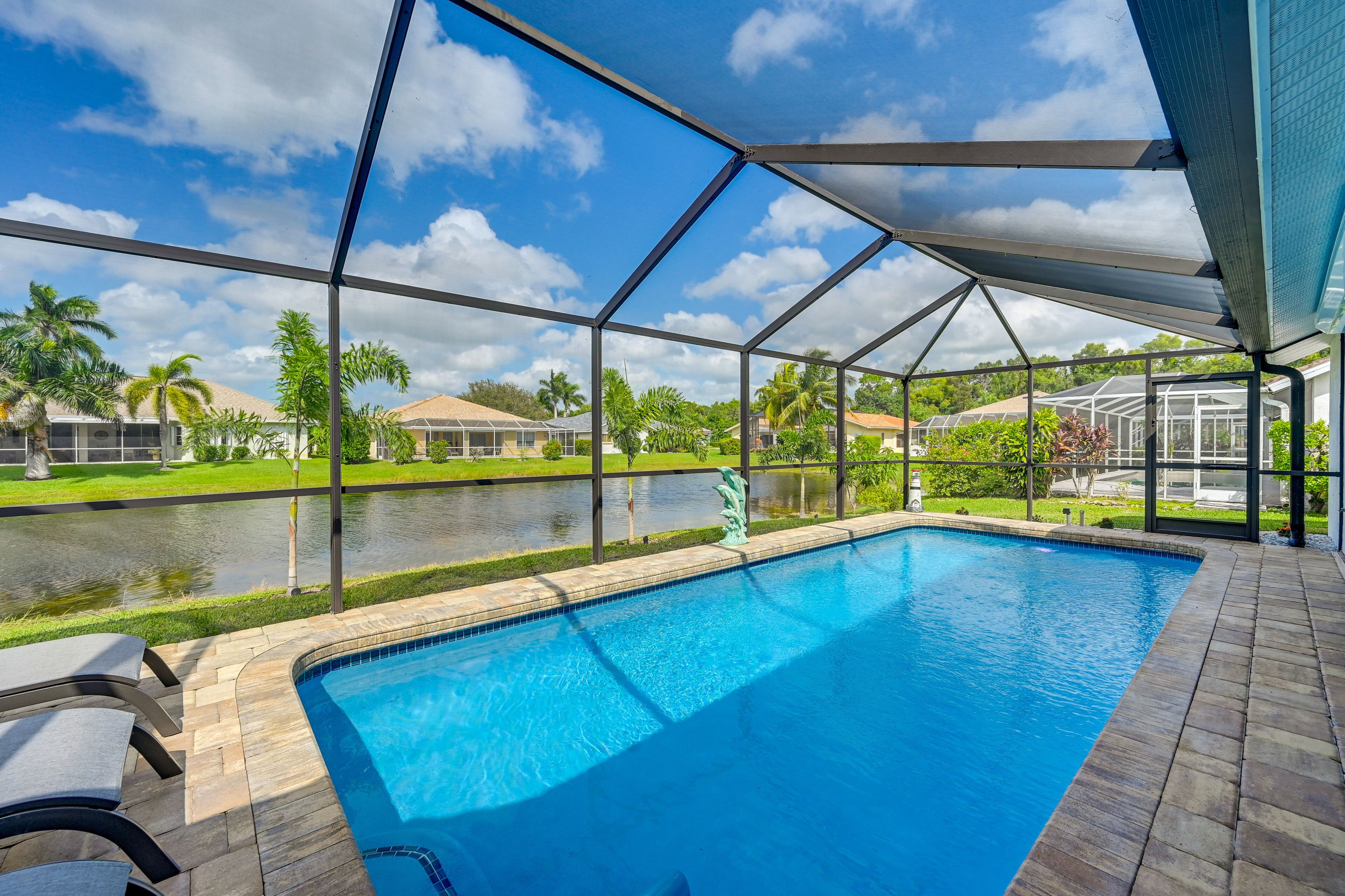 Stunning Naples Home w/ Pool, Patio, Water Views