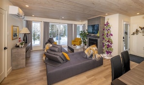 TV connectée, cheminée