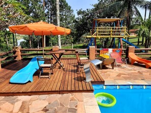 Outdoor pool - Chácara 3 Lagos Itapetininga - Conforto na Natureza Para Família e Amigos (Vale San Fernando Itapetininga)