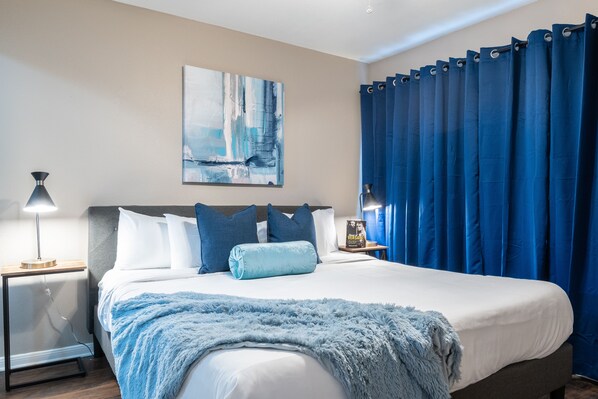 2 chambres, bureau, fer et planche à repasser, Wi-Fi gratuit