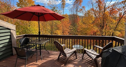 Family friendly townhome with views, wood stove
