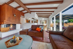 TV connectée, cheminée