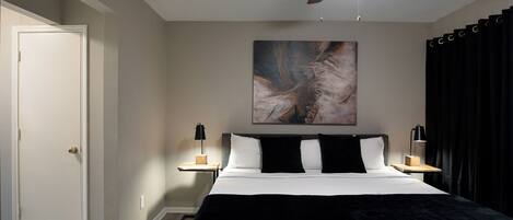 2 bedrooms, desk, iron/ironing board, free WiFi