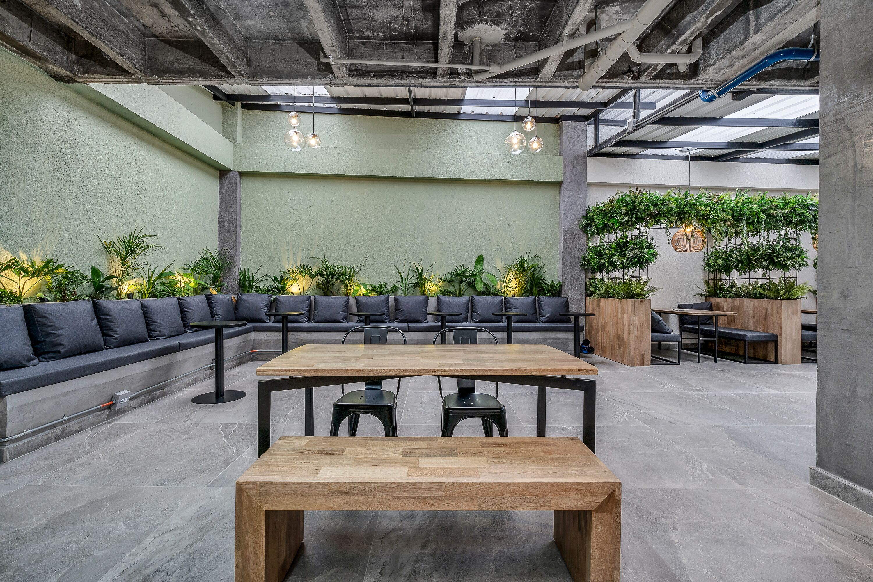 Coin salon dans le hall