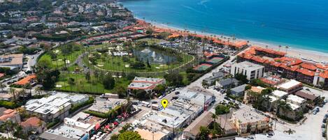 منظر من الجو على ارتفاع عالٍ