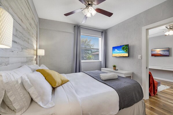 1 bedroom, iron/ironing board, free WiFi, bed sheets