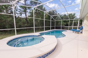 Una piscina climatizada