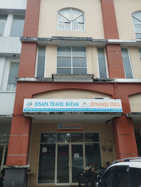 Façade de l’hébergement