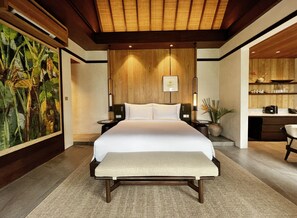 豪華別墅, 1 張特大雙人床, 山谷景觀 | 1 間臥室、埃及棉床單、高級寢具、記憶床墊