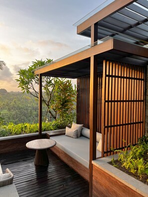 Premier Villa, 1 Bedroom, Ridge View | Terrace/patio - The Ridge Bali (Ubud)