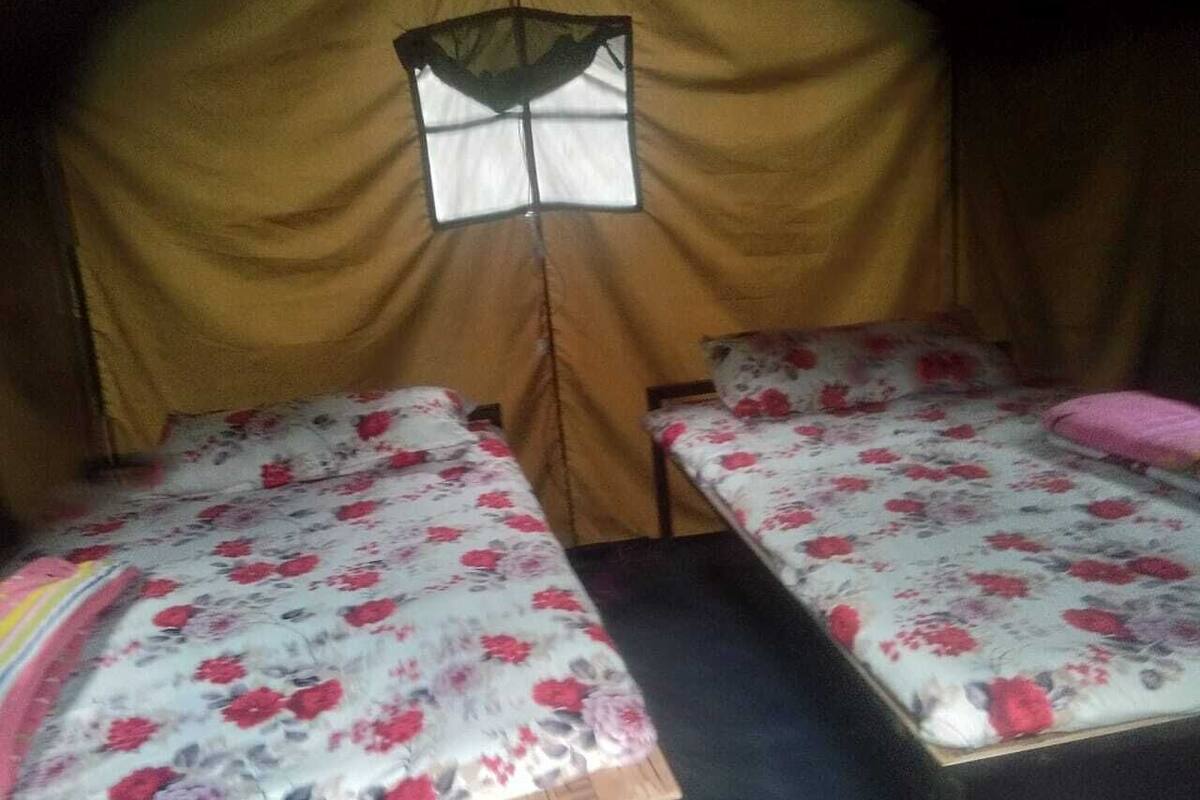 Comfort Tent, Multiple Bedrooms, Pool Access, River View | 2 bedrooms, blackout drapes, soundproofing