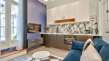 Televisie en een kantoor