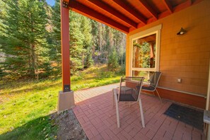 Design Townhome, 2 Bedrooms, Patio, Valley View (Settlers Creek 6500) | Terrace/patio - Settlers Creek 6500 (Keystone)