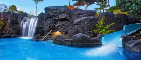 Una piscina climatizada