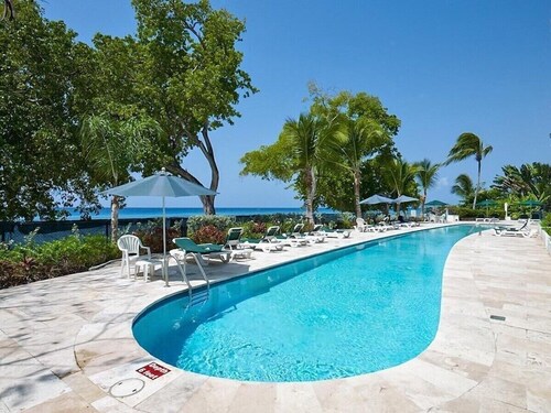 Beachside Apartment on Paynes Bay, St. James. West coast of Barbados.