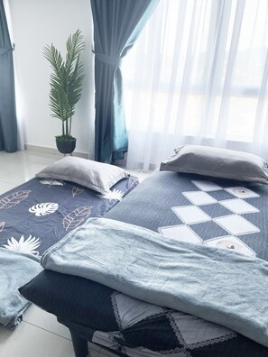 1 makuuhuone, silitysrauta/-lauta, Wi-Fi, vuodevaatteet