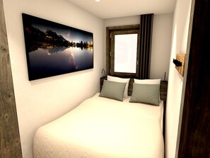 3 bedrooms, free WiFi, bed sheets - Renovated 4-room apartment, WiFi and garage in Val-d'Isère (Val-d'Isère)