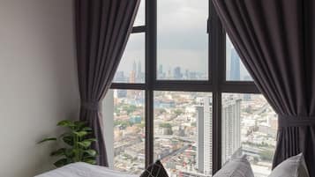 1 phòng ngủ, màn/rèm cản sáng, bàn ủi/dụng cụ ủi quần áo