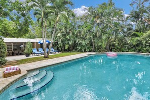 Una piscina climatizada