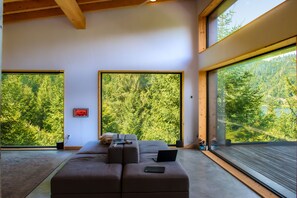 Chalet | Vue depuis lâhĂ©bergement