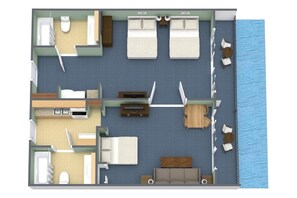 Floor plan - 16th Flr: Oceanfront Jr Executive Suite (Myrtle Beach)